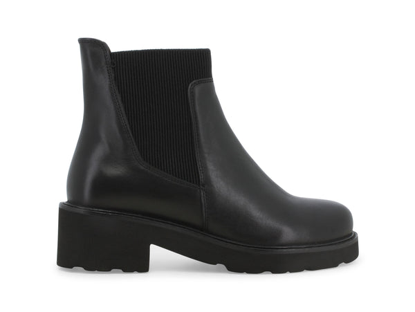 Melluso Stivaletto Donna Invernale Pelle con Cerniera Lampo Nero 034304W-247147